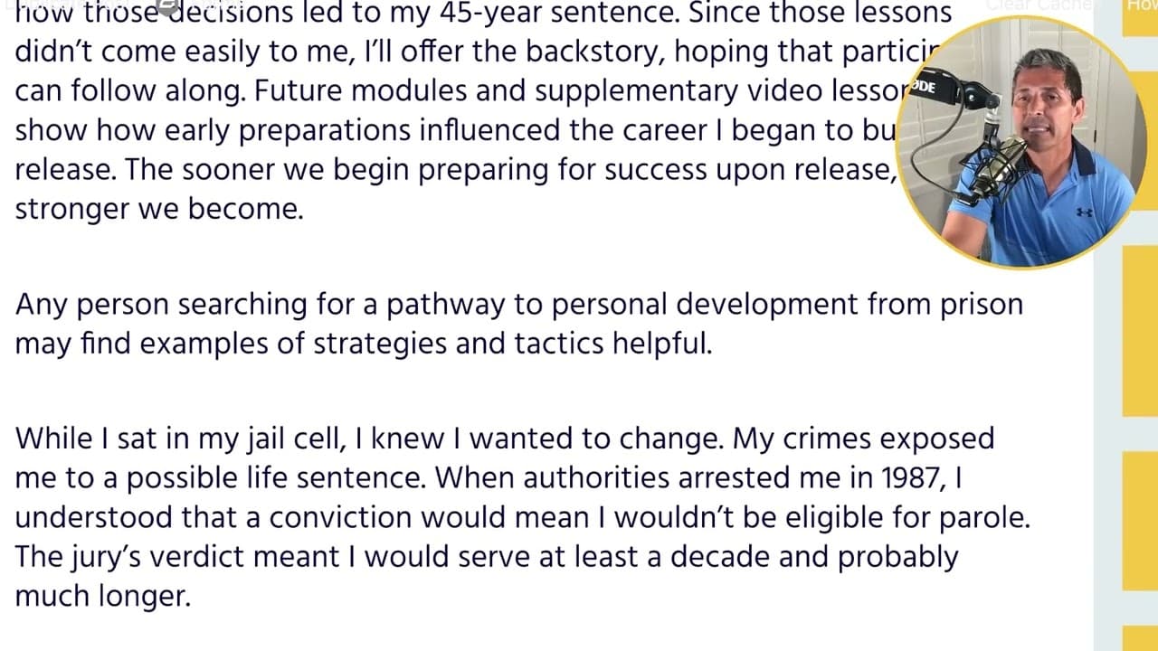 Definir el éxito | El éxito después de la cárcel Lección 7