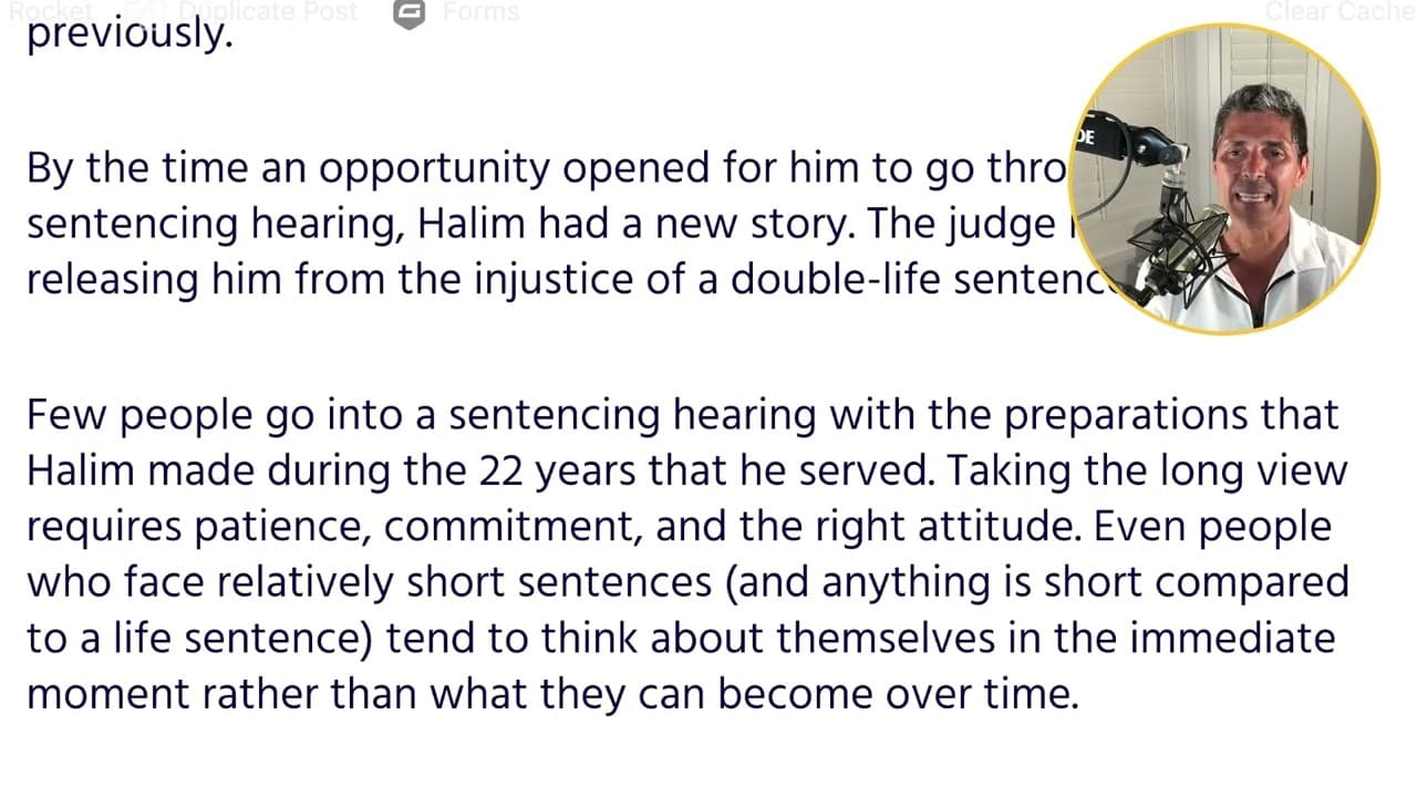 Actitud y aspiraciones | Éxito tras la cárcel