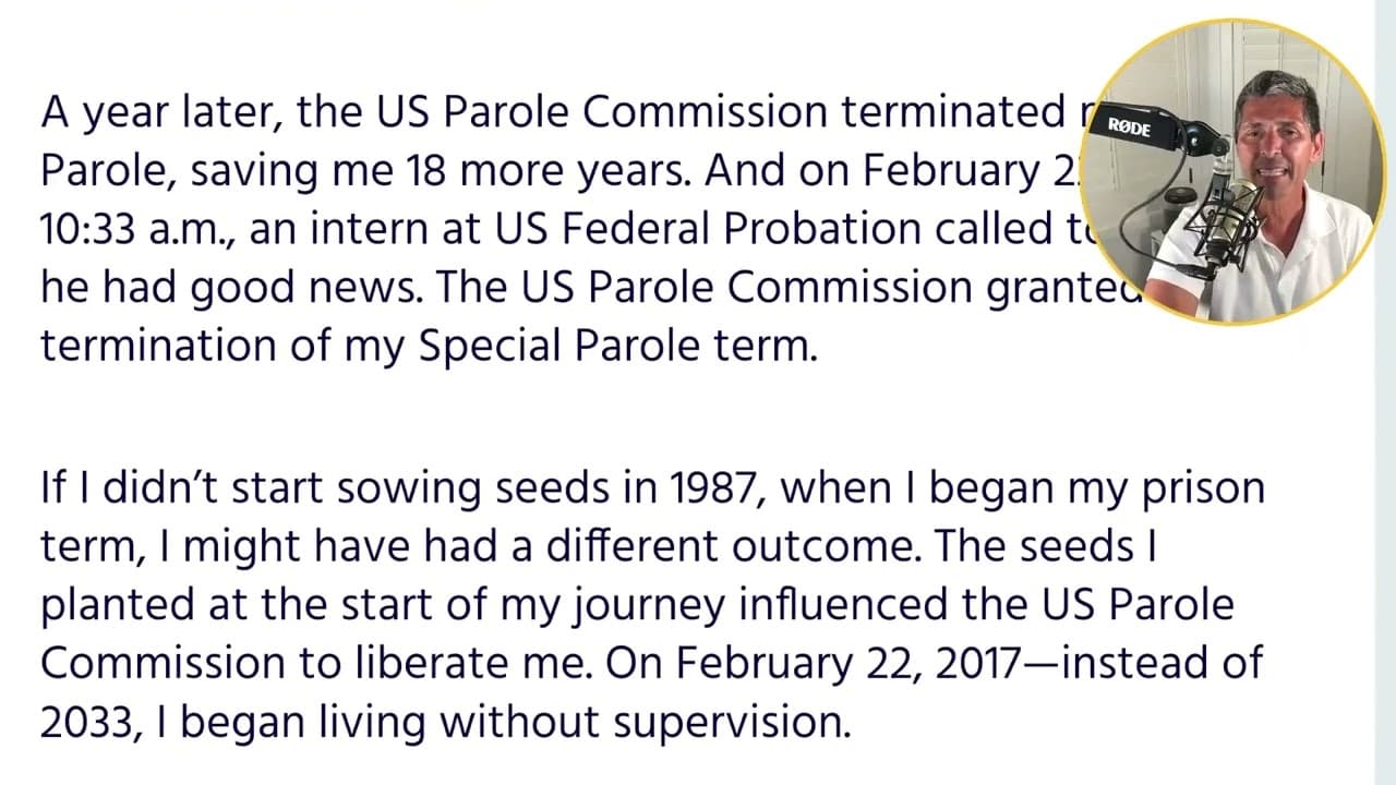 Celebrar los logros | El éxito después de la cárcel