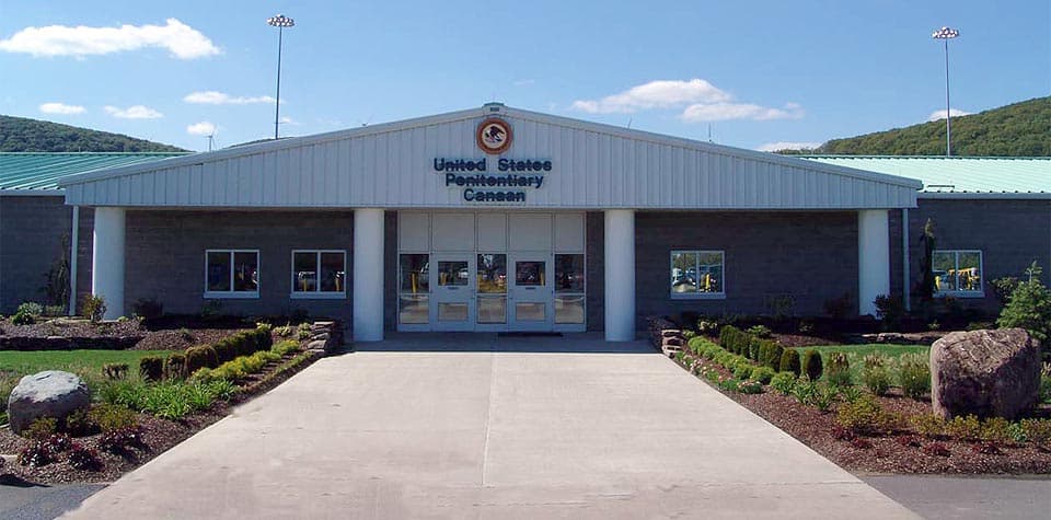 Aerial view of USP Canaan