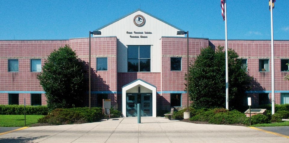 Aerial view of FCI Cumberland