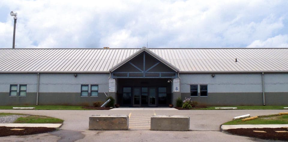 Aerial view of FCI Petersburg Medium