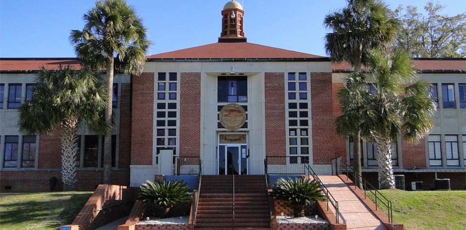 Aerial view of FCI Tallahassee