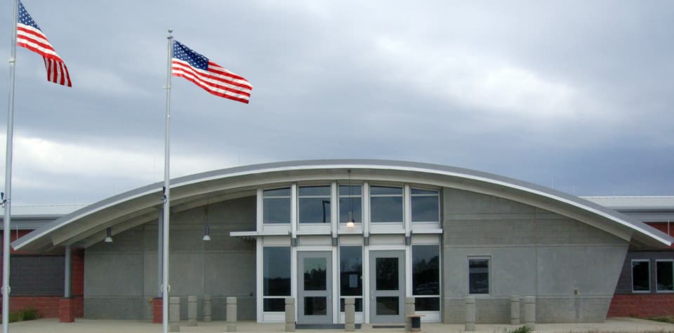 Aerial view of FCI Yazoo City Medium