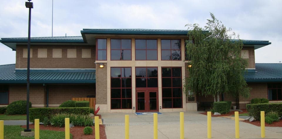 Aerial view of FCI Allenwood Low